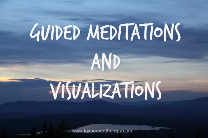 Meditation visualization guided breathe sit